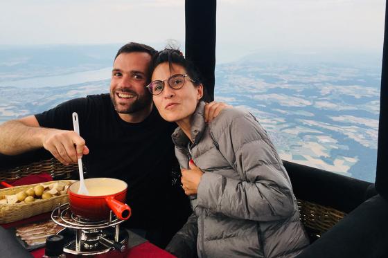 Montgolfière & fondue dans le ciel - Lausanne, Fribourg ou Berne pour 1 personne 1 