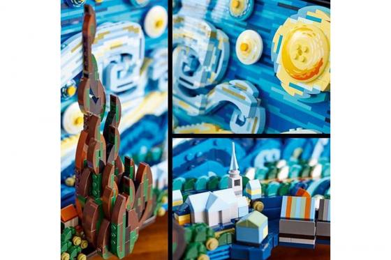 LEGO The Starry Night (21333) - Vincent van Gogh 5  LEGO The Starry Night (21333) - Vincent van Gogh 5