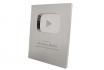 Trophée personnalisable - Bouton de récompense argenté 