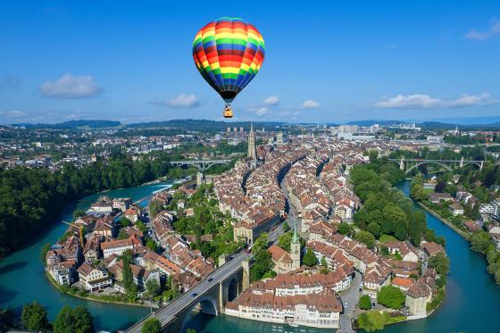 Bern Ballonfahrt in grosser Höhe  - 2h Fahrt in der Region Bern für 1 Person  