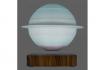 Schwebender LED Saturn - mit Holzsockel, (Ø18cm) 9
