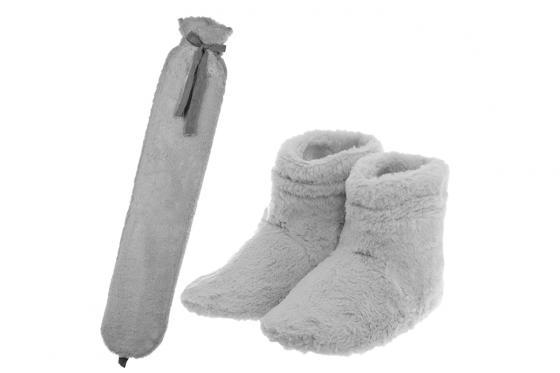 Kuschel Geschenkset - Finken + XL Wärmeflasche  