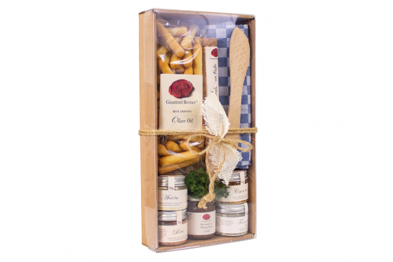 Gourmet Geschenkset - mit Holzlöffel  