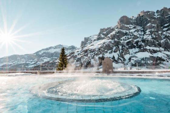 Wellness in Leukerbad  - Übernachtung mit Eintritt ins Thermalbad für 2 Personen 2 