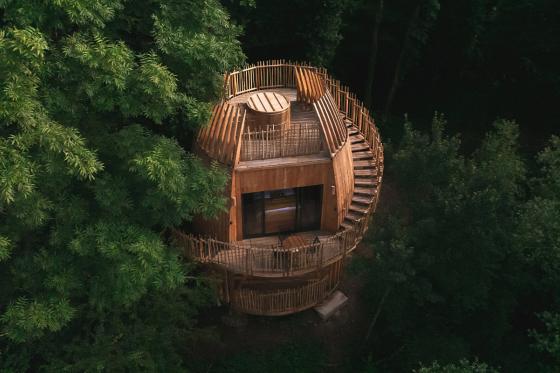 Séjour dans une cabane sur pilotis - 1 nuit pour 2 personnes avec petit déjeuner & spa 3 