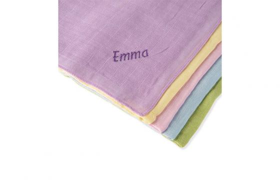 Nuscheli Geschenkrolle - 5 Stück - Pastell-Farben 3 