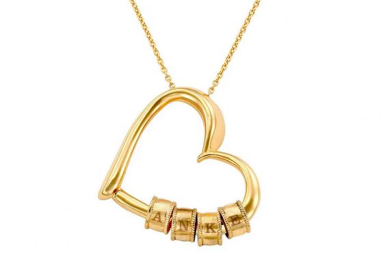 Collier Cœur de Famille - Personnalisable  