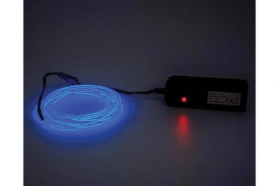 Enseigne au néon bleue - À personnaliser soi-même 1 