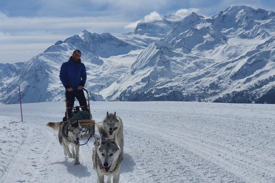 Chiens de traineau  - Avec husky pour 2 personnes 4 