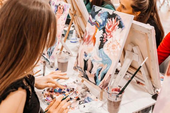 Sip & Paint - inkl. Tapas Tavolata am Zürichsee für 1 Person 2 