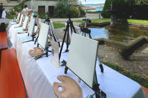 Sip & Paint - inkl. Tapas Tavolata am Zürichsee für 1 Person 3 
