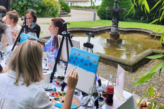 Sip & Paint - inkl. Tapas Tavolata am Zürichsee für 1 Person 6 