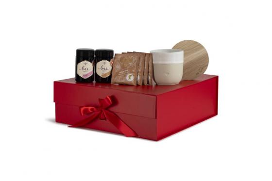Premium Geschenkset - Teegenuss & Honig 