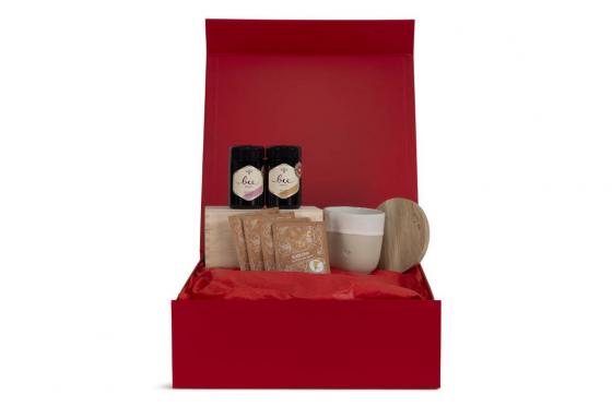 Premium Geschenkset - Teegenuss & Honig 