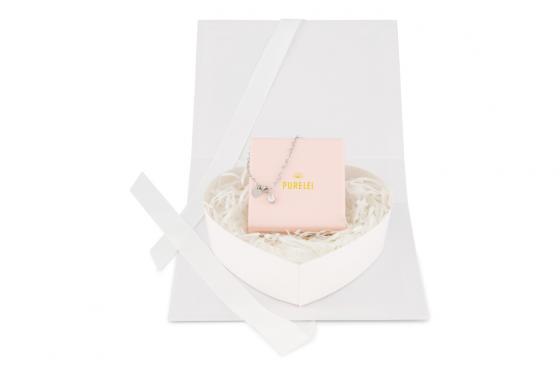 Geschenkbox Herz - mit Purelei Armband  