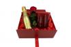 Coffret cadeau raffiné - Bottega Gold, bougie parfumée, rose 2