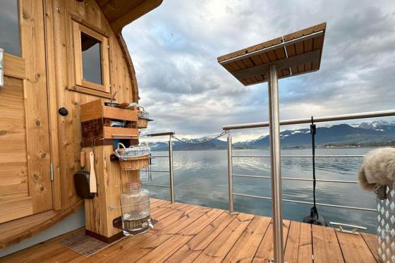 Saunaboot - auf dem Zürich-/ und Zugersee für 1 - 6 Personen | Deluxe 3 