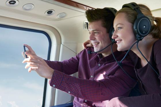 Hélicoptère & Fondue - Vol pour découvrir la région du Léman et fondue pour 2 personnes 1 