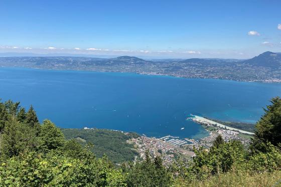 Hélicoptère & Fondue - Vol pour découvrir la région du Léman et fondue pour 2 personnes 6 