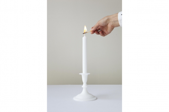 All in One Kerze - braucht keinen Kerzenständer  