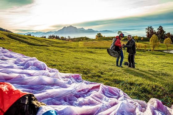 Gleitschirm Schnuppertag - im Goldau für 1 Person 3 