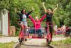 Nostalgischer Fun Day - Schienenvelo & Bogen- oder Armbrustschiessen in Laupen für 4 