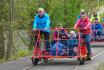 Nostalgischer Fun Day - Schienenvelo & Bogen- oder Armbrustschiessen in Laupen für 4 3