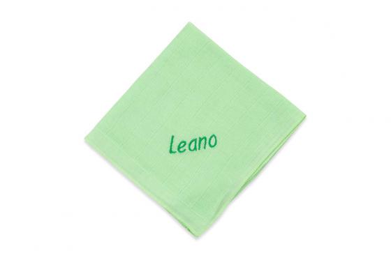 Nuscheli mit Namen - grün  