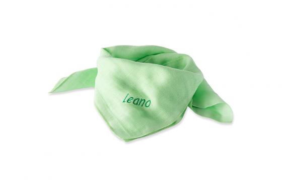 Nuscheli mit Namen - grün 1 