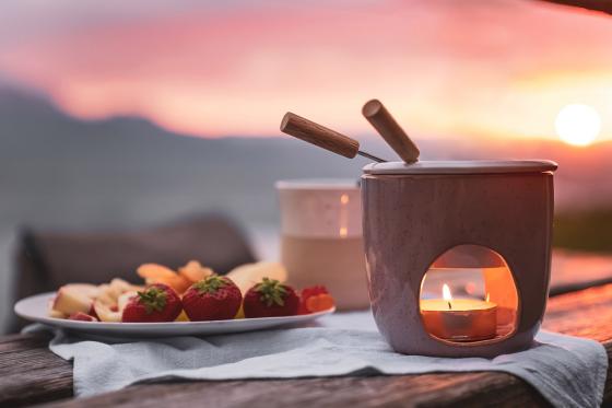 Schokofondue - Picknick auf der Seebodenalp für 2 Personen  