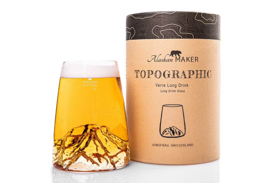 Glas Topografisch - Jungfrau  