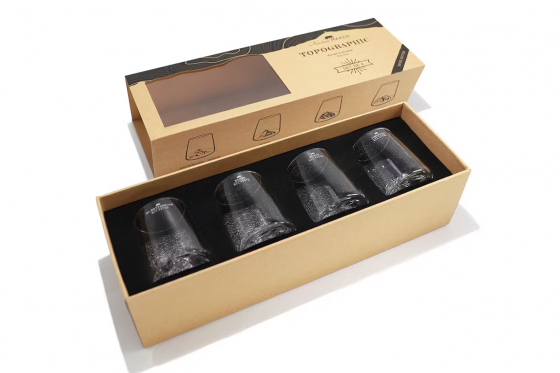 Shot Gläser 4er-Set - Matterhorn, Eiger, Mönch & Jungfrau  