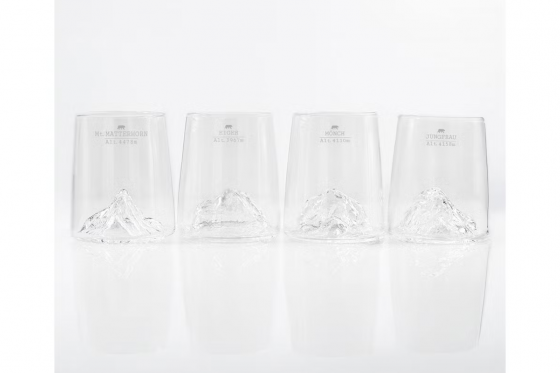 Shot Gläser 4er-Set - Matterhorn, Eiger, Mönch & Jungfrau 1 
