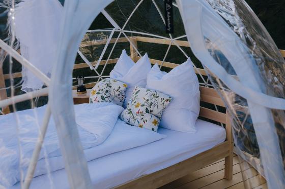 Bubble-Suite Übernachtung - mit Bergfenster inkl. Hotpot für 2 Personen 3 