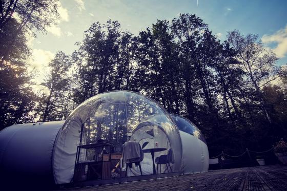 Bubble-Suite Übernachtung - mit Apéro und Frühstück für 2 Personen  