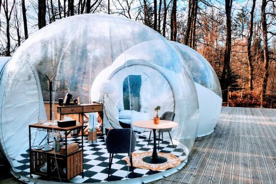 Bubble-Suite Übernachtung - mit Apéro und Frühstück für 2 Personen 1 