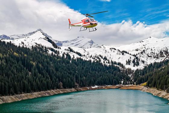 Lac & Alpes depuis Gstaad - Vol de 28 min. en hélicoptère pour 2 personnes  