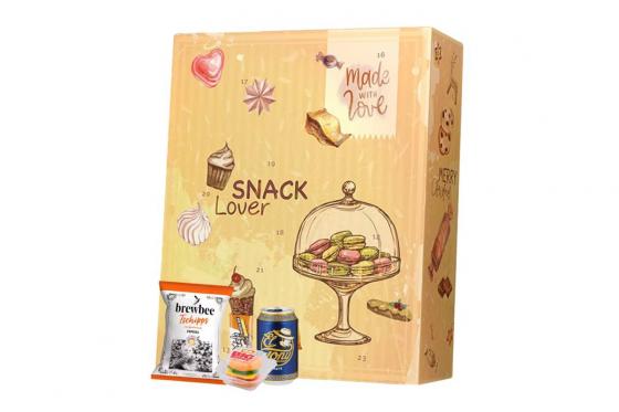 Calendrier de l'Avent Snack Lover - 24 boissons + snacks  