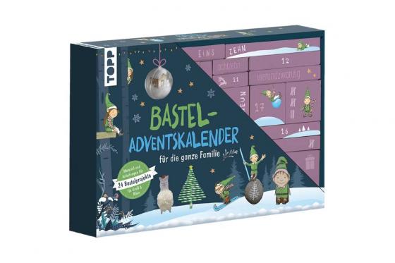 Calendrier de l’Avent Bricolage en famille - 24 projets créatifs avec matériel  