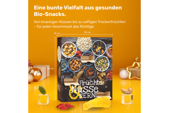 BIO Adventskalender - Früchte, Nüsse, Kerne 1 