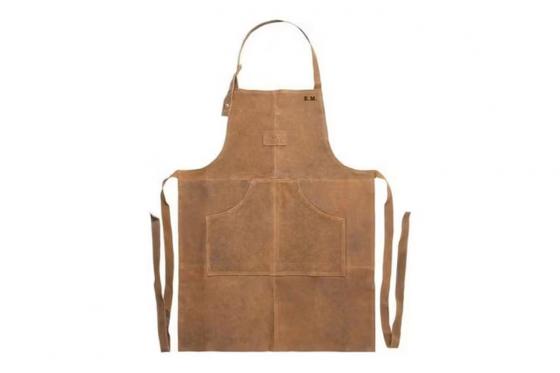 Personalisierbare Grillschürze - Leder  