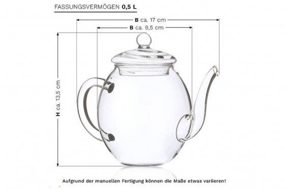 Coffret cadeau Creano ErblühTee - mélange avec théière et thé 2 