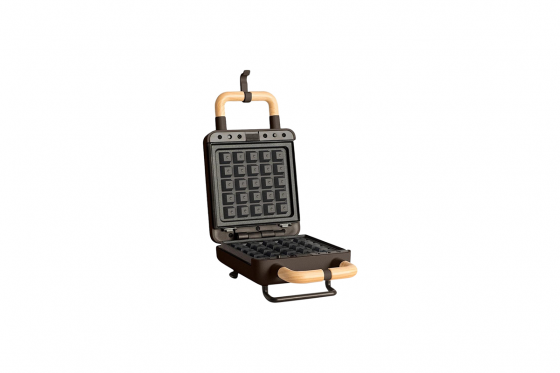 Gaufrier STONE 2 - en 1, 5 pièces, noir  