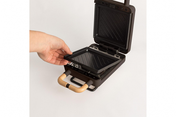 Gaufrier STONE 2 - en 1, 5 pièces, noir 2 