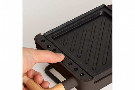 Gaufrier STONE 2 - en 1, 5 pièces, noir 3 