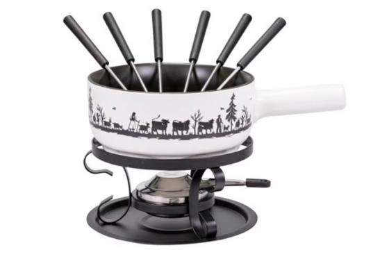 Set à fondue au fromage - Scherenschnitt  