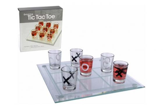 Jeu à boire Tic Tac Toe - avec 9 verres  