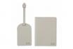 Set de voyage personnalisable, gris - étui pour passeport, étiquette de bagage et organisateur de valise 1
