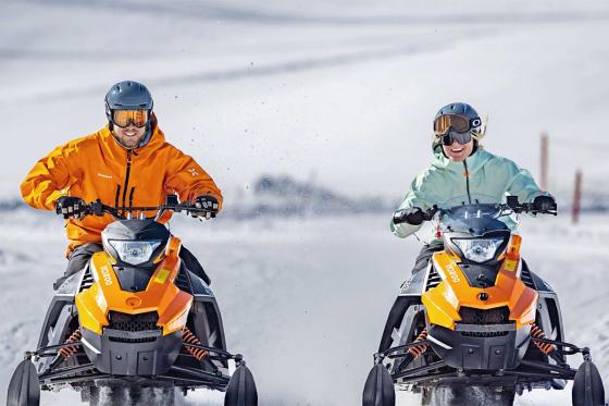 Snowmobile & Fondue für 2 - 30min Schneeaction auf dem Titlis in Engelberg 6 