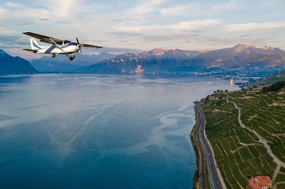 Vol en avion à Lausanne  - 1 heure pour 2 personnes  